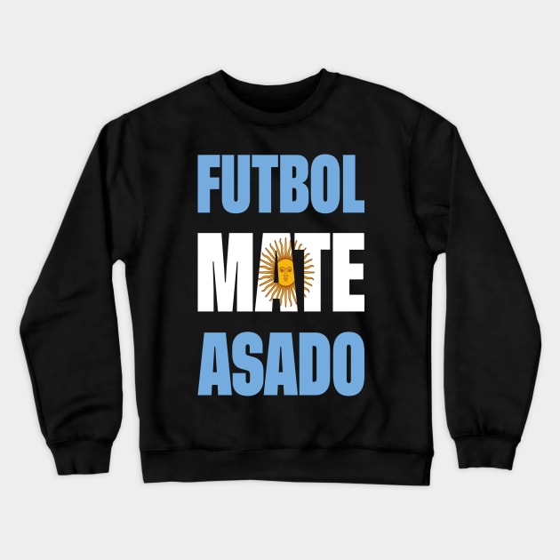 Futbol Mate Asado Crewneck Sweatshirt by Zakzouk-store